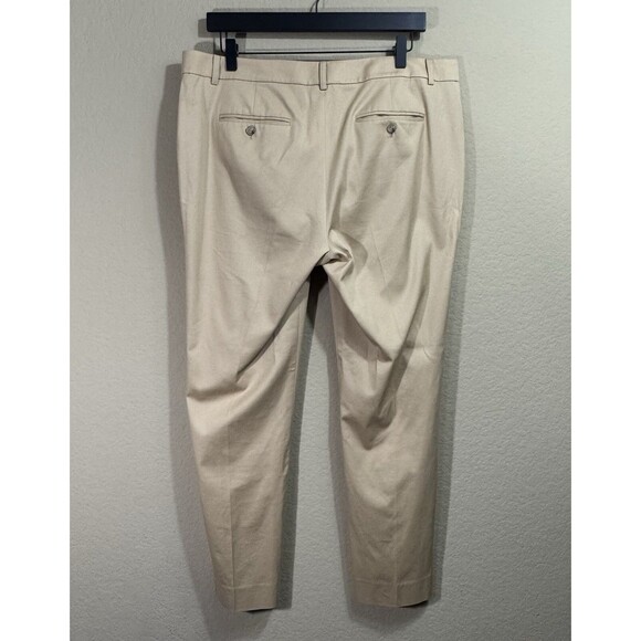 Ralph Lauren Black Label Women's Wool Blend Tan Trouser Career Pants 12 Stretch - Picture 2 of 12
